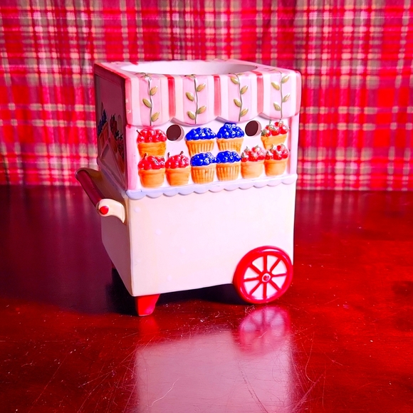 Yankee Candle Art Yankee Candle Ceramic Fruit Cart Tea Light Tart